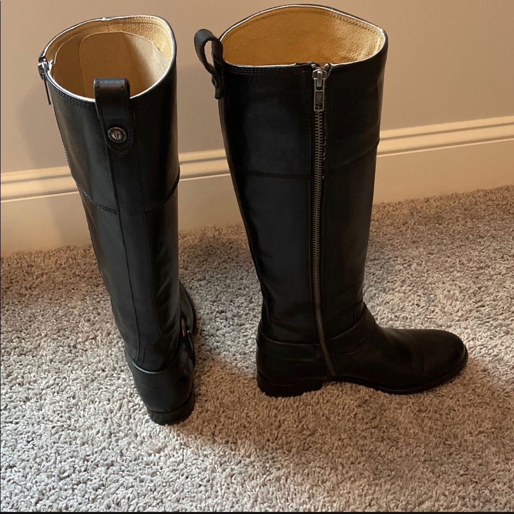 Frye Black Leather Boots